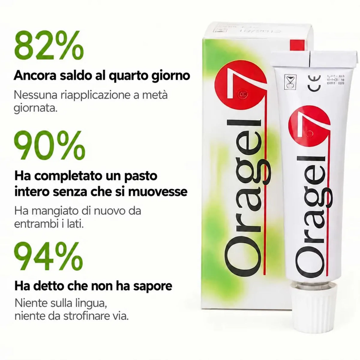 Oragel™ | Empêche le glissement de l'appareil dentaire à 100 % – Maintien sûr toute la journée
