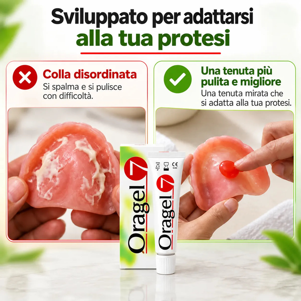 Oragel™ | Empêche le glissement de l'appareil dentaire à 100 % – Maintien sûr toute la journée